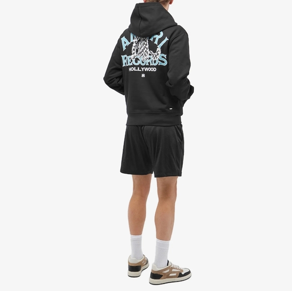 (used) AMIRI RECORDS WOLF HOODIE - Picture 1 of 4